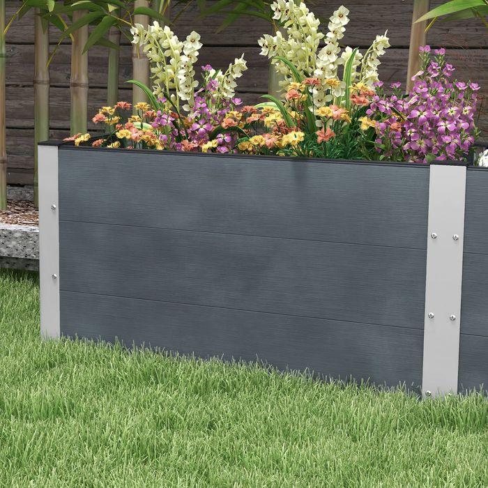 Immagine prodotto Swisshandel24 Hochbeet, Blumenkasten, Pflanzkasten, Gemüsebeet mit Offenem Boden, Kräuterbeet für Garten, Balkon