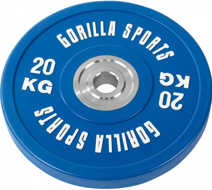 Immagine prodotto Gorilla Sports Set di bilancieri Bumper Plates (1 x 140 kg)