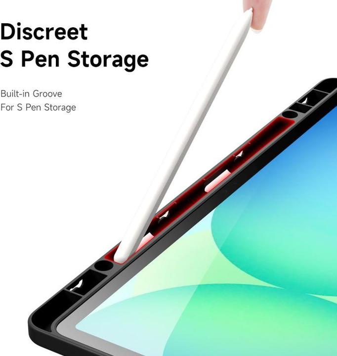 Produktbild Samsung Galaxy Tab S10 FE Plus - Ducis Magi Series, aufstellbares Flip-Etui, Grau (Samsung Galaxy Tab S10 FE+)