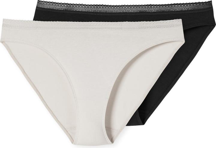Produktbild Schiesser 2er Pack Cotton Lace Rio Slip (46, 2er Pack)