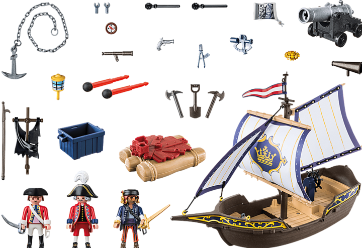 Produktbild Playmobil Rotrocksegler (70412, Playmobil Pirates)