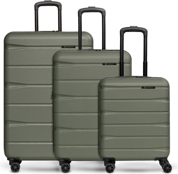 Produktbild Franky Munich 4.0 4 Rollen Kofferset 3-teilig mit Dehnfalte (199 l)