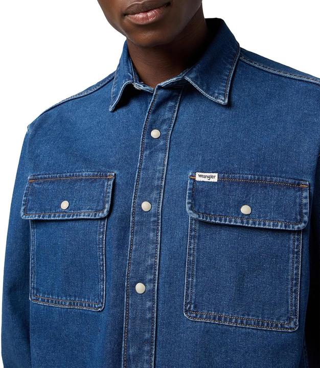 Immagine prodotto Wrangler Overhemd, Retro Blue., XXL (XXL)