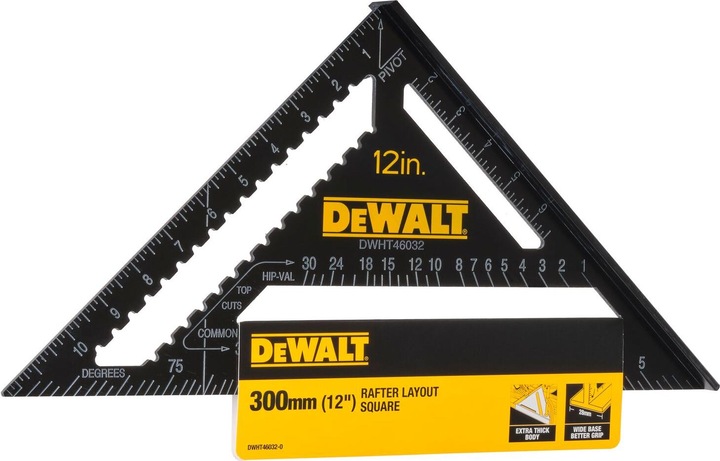 Actual product image DeWalt Aluminium roof scale 12" (DWHT46032-0) (304.80 mm)