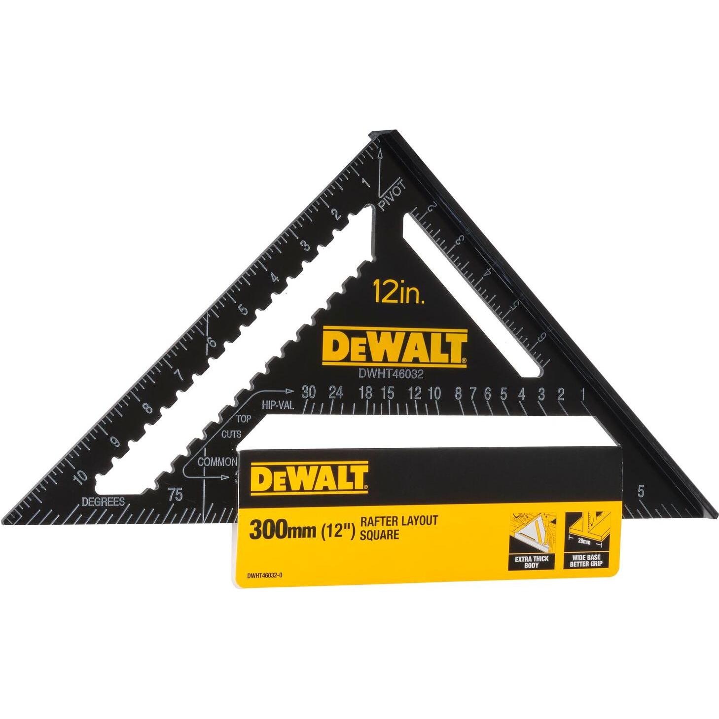 Thumbnail - DeWalt, Lineal, Aluminium-Dachmassstab 12" (DWHT46032-0) (304.80 mm)