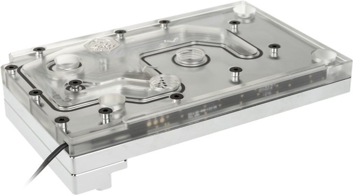 Actual product image Bitspower Monoblock for ASRock X399M Taichi RGB Nickel - Acrylic