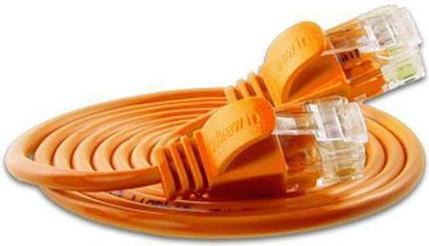 Produktbild Wirewin Slim Patchkabel: UTP, 1m, orange (U/UTP, CAT6, 1 m)