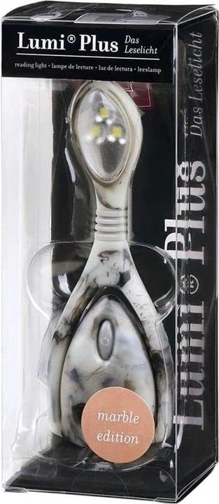 Actual product image Lumi Plus Leselampe aus grauem Marmor (13 cm)