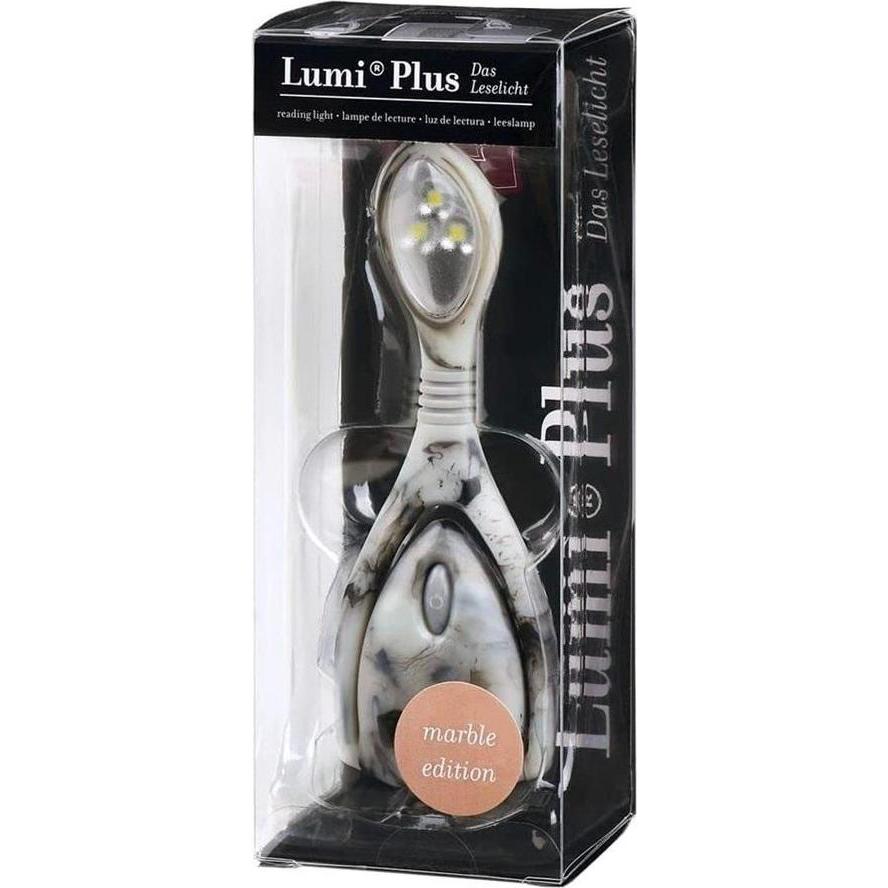 Moses Lumi Plus Leselampe aus grauem Marmor (13 cm) (47594561)