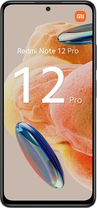 Actual product image Xiaomi Redmi Note 12 Pro (128 GB, Graphite grey, 6.67", Dual SIM, 4G)