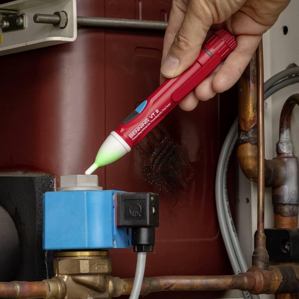 Thumbnail - Benning, Multimeter, Berührungsloser Spannungsprüfer Phasen und Magnetfeldprüfer (CAT III 1000V, CAT IV 600V)