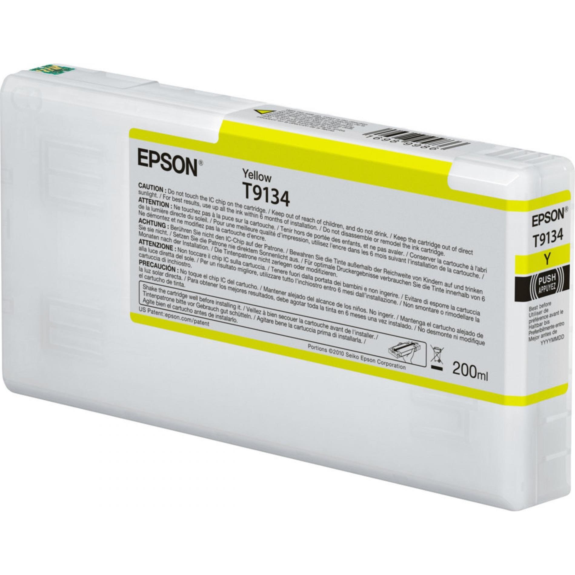 Epson, Druckerpatrone, T9134 (Y)