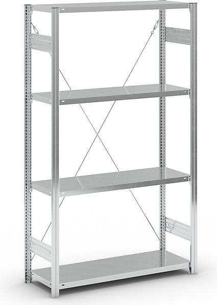 Actual product image eurokraft pro Shelf plug-in rack, galvanized