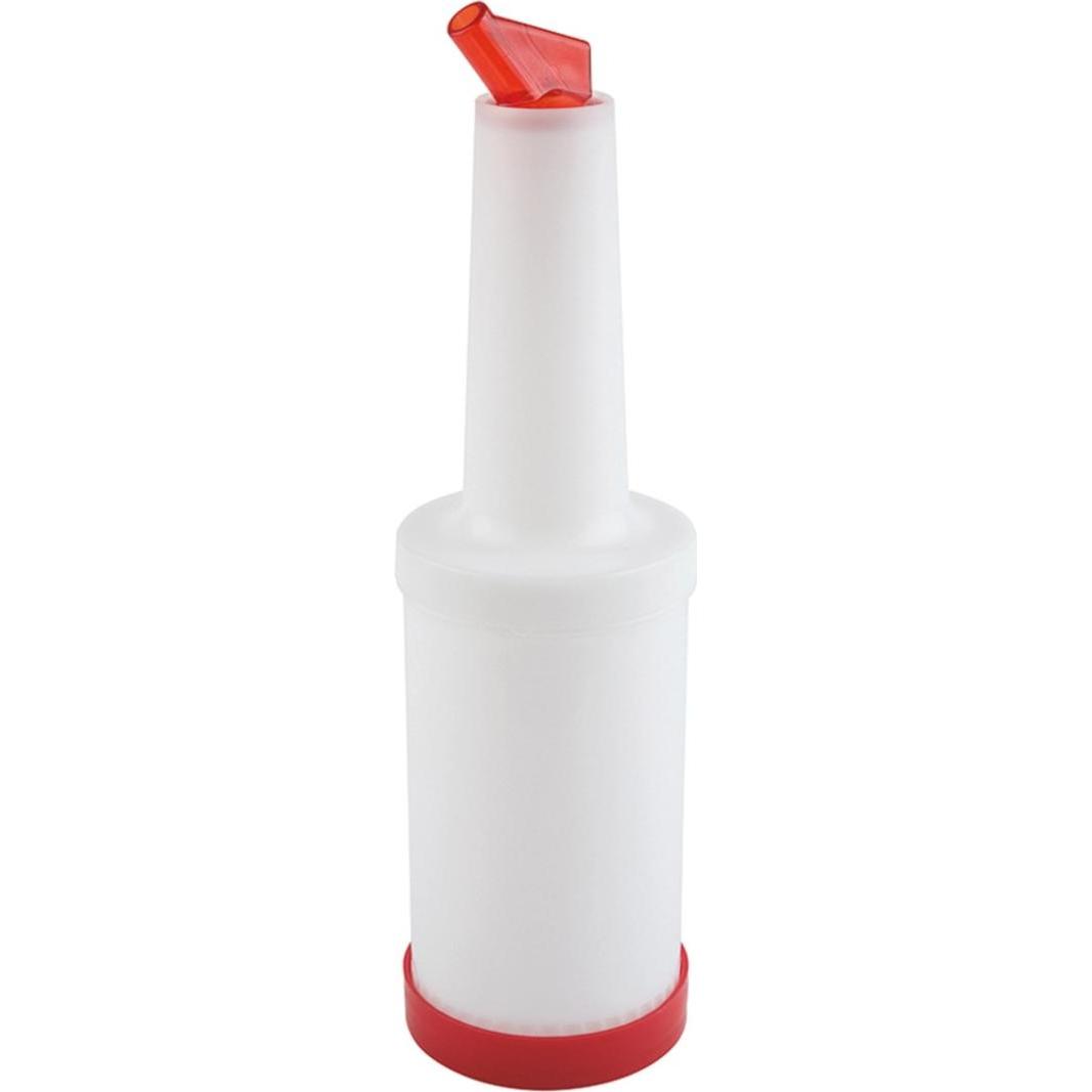 APS, Bar Zubehör, Dosier-/Vorratsflasche Kunststoff, Inhalt 1 Liter, gelb (Dosierer + Ausgiesser)