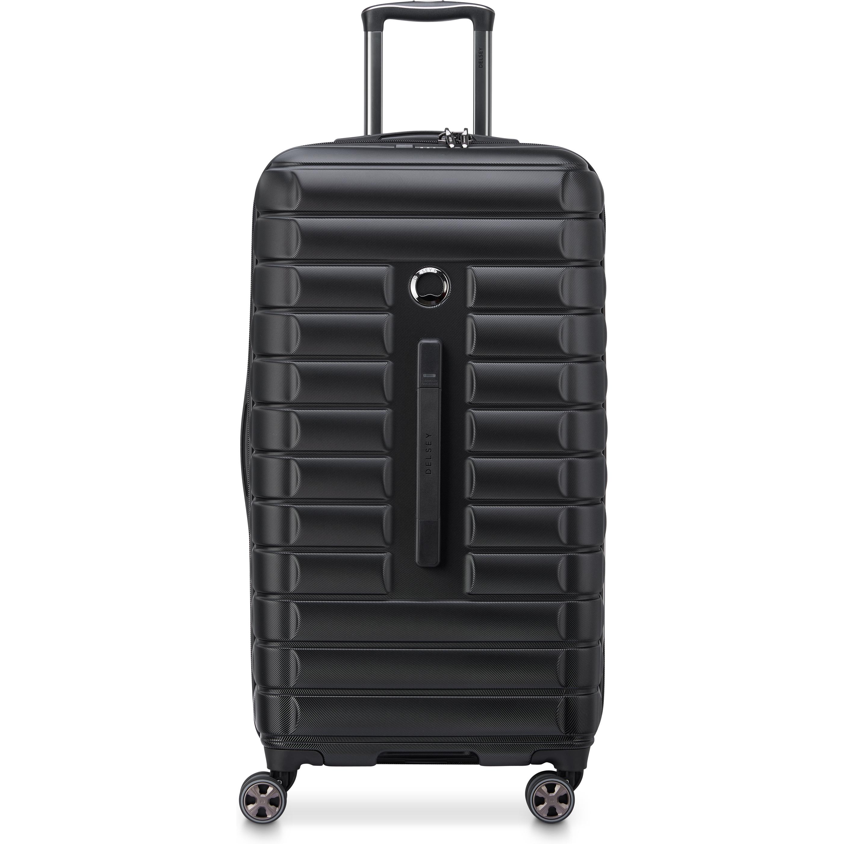 Delsey Nero Valigia, Shadow 5.0 Carrello A 4 Ruote Da 80 Cm, (97 L)