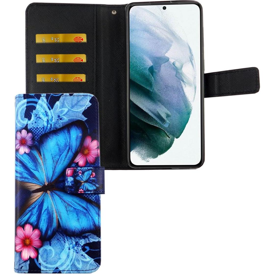 Thumbnail - König Design Hülle Handy Schutz für Samsung Galaxy S21 Plus Case Cover Tasche Wallet Etui Neu (Samsung Galaxy S21+), Sma...
