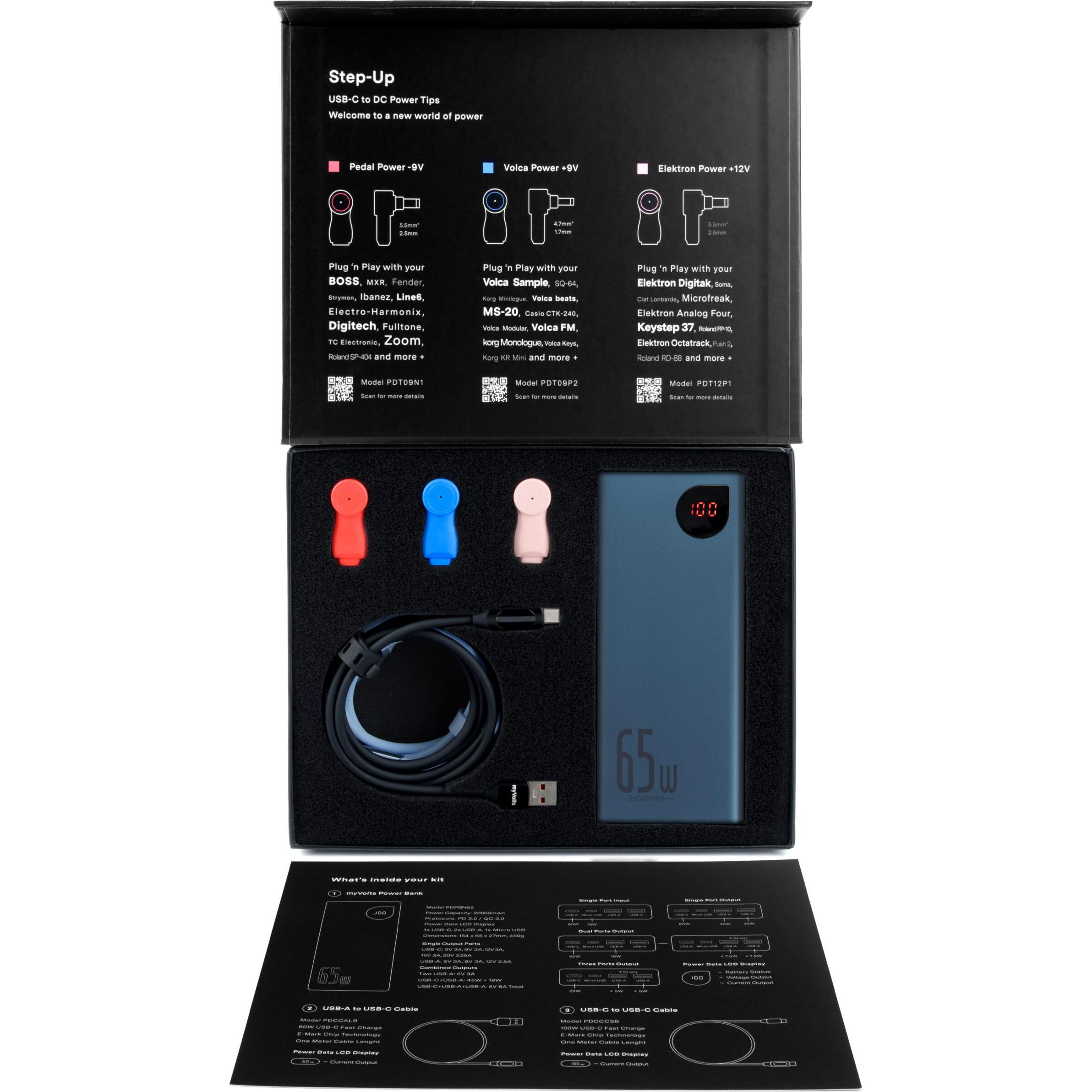 MyVolts PDKN651 - Step Up Explorer's Kit MK2, Cavo audio