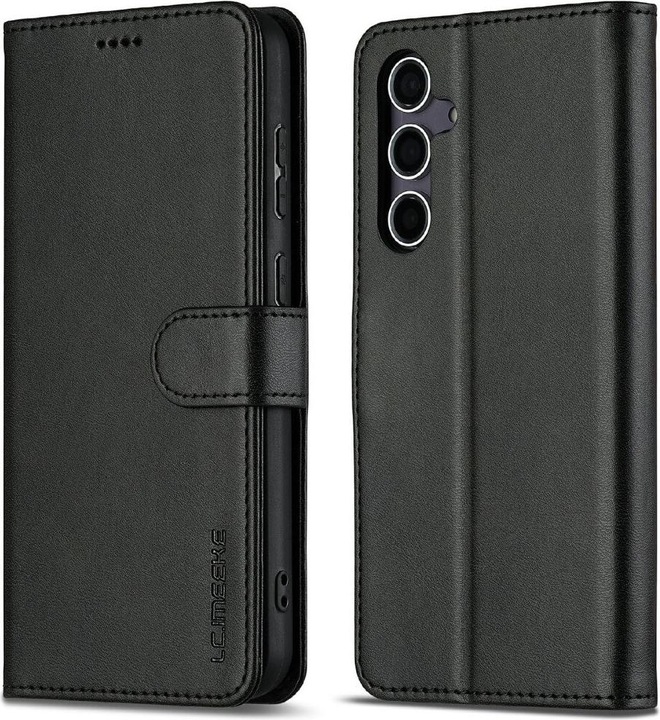 Actual product image LC.Imeeke Galaxy S25+ Plus - Leder Etui Hülle (Samsung Galaxy S25+)