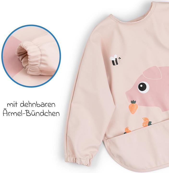 Produktbild Done by Deer Lätzchen Ärmel-Lätzchen - wasserdicht - Tiny Farm (6 Monate)