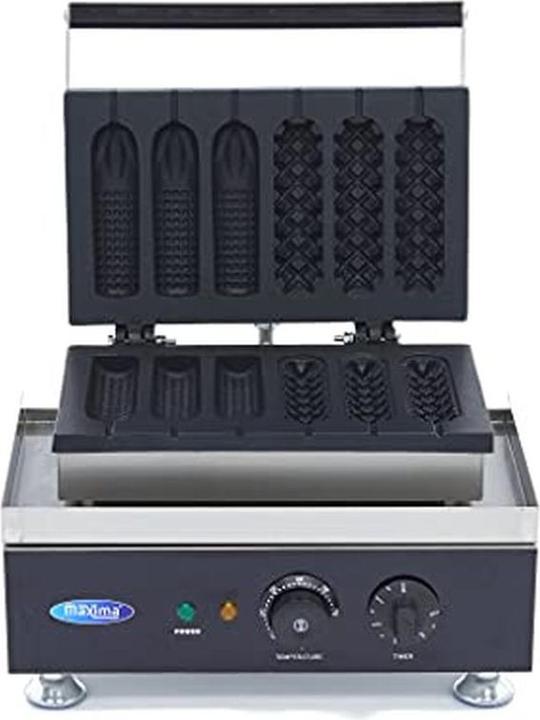 Productafbeelding Maxima Waffle Maker Corn Dog Hot Dog Sausage Rolls 6 pieces