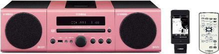 Yamaha MCR-140, complete micro system, pink