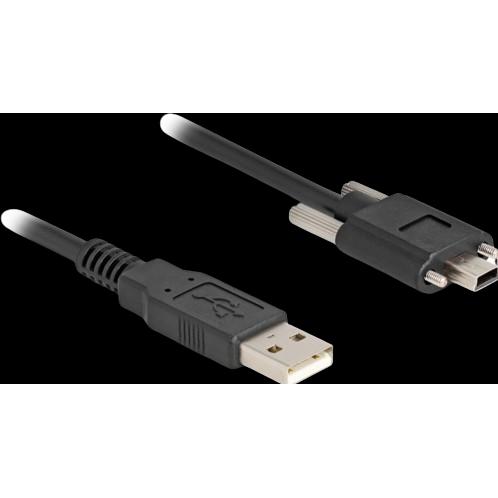 Thumbnail - Delock USB 2.0 Kabel Typ-A Stecker zu Typ Mini-B Stecker mit (1 m, USB 2.0), USB Kabel