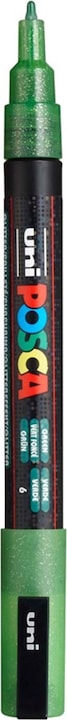 Actual product image Posca Marker PC-3M round tip (Glitter Green, 1.30 mm, 1 x)