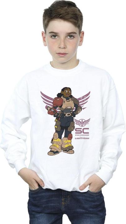Actual product image Disney Boys Lightyear Izzy Star Command Sweatshirt (128)