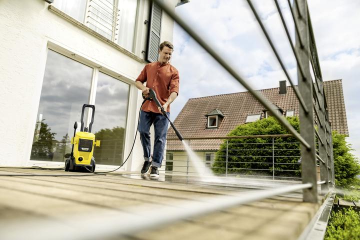 Productafbeelding Kärcher K 4 FJ / Hogedrukreiniger / Druk: 20 - 130 bar / Vermogen: 1,8 kW / Debiet: 420 l/u (Elektrische stroom)