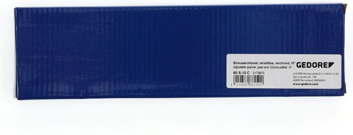 Produktbild Gedore 60 S 10 C Einmaulschlüssel 10", verstellbar, verchromt (30 mm)