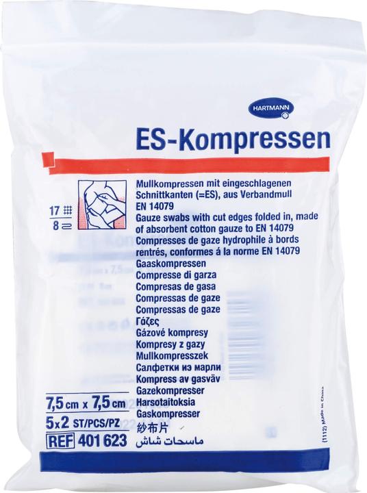 Actual product image Hartmann ES compress sterile 10 x 10 cm 8f CPC, 10 pcs. compresses
