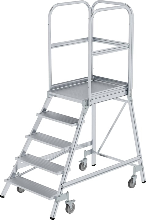 Immagine prodotto Munk Scala a piattaforma con accesso da un lato (Scala a pioli, 158 cm)