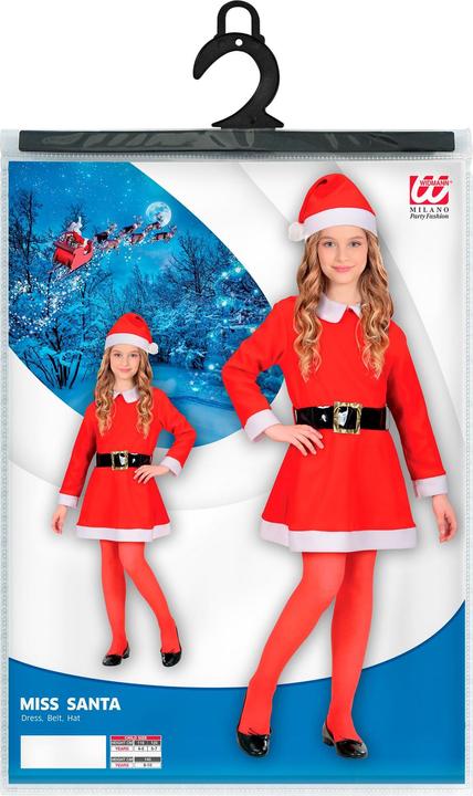 Image du produit Widmann Costume Santa Girl 128cm (128)