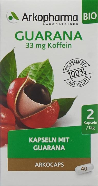 Actual product image Arkopharma Arkocaps Bio Guarana Kapseln (40 Piece, Capsules, 40 g)