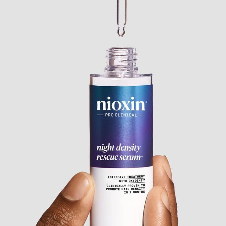 Actual product image Nioxin Night Density Rescue Hair Thickening Serum for Men and Women with Ginger and Caffeine 70ml (70 ml)