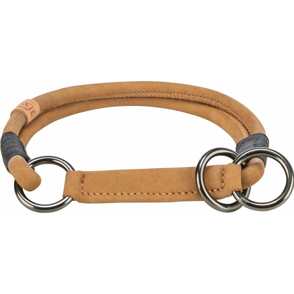Collier pour chien semi-étrangleur, en cuir Trixie Be Nordic