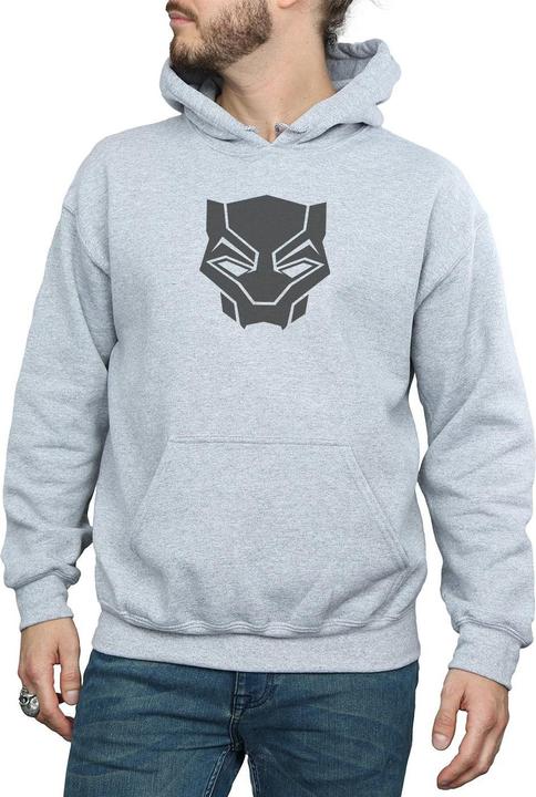 Produktbild Black Panther Schwarz auf Schwarz Hoodie (3XL)