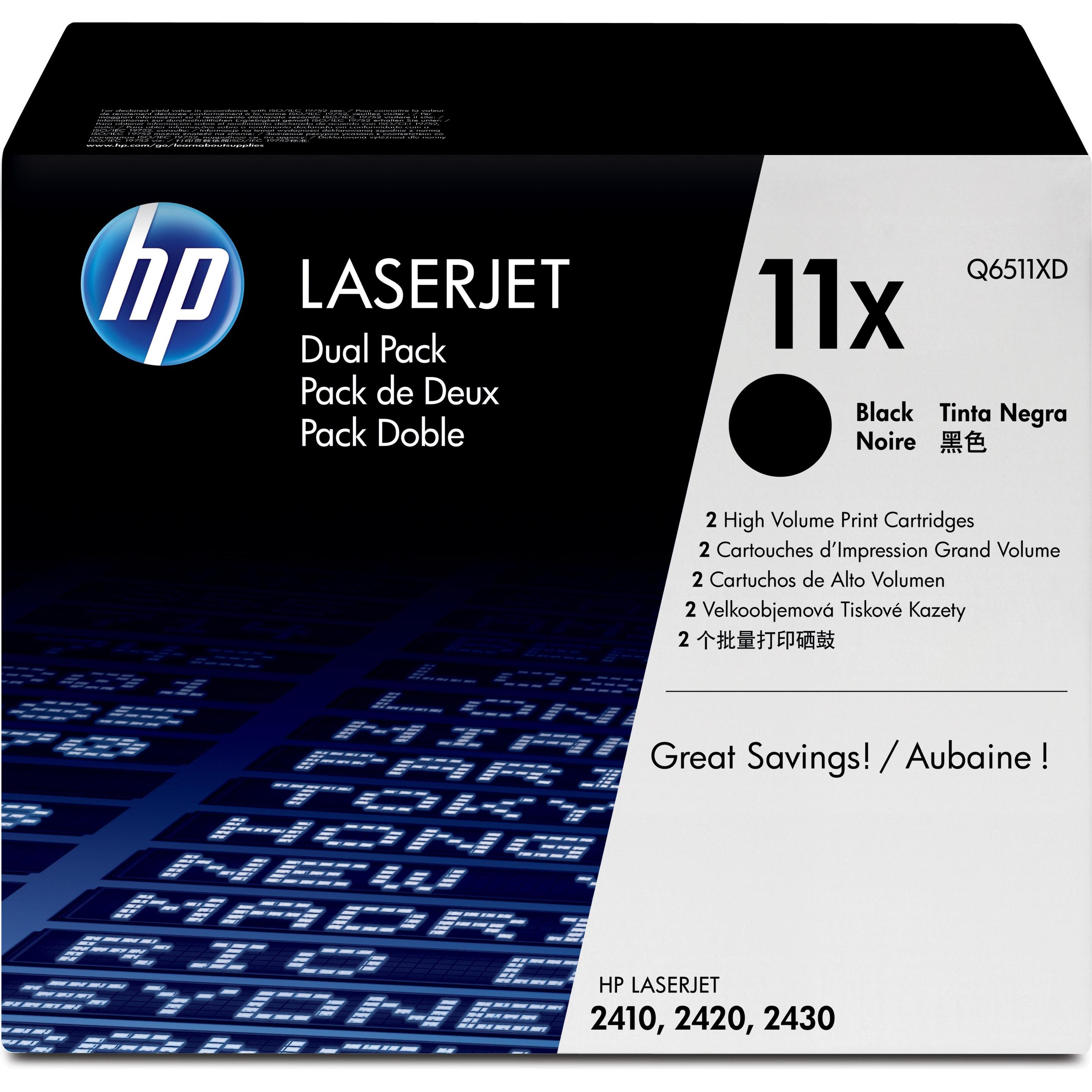 HP, Toner, 11x (BK)