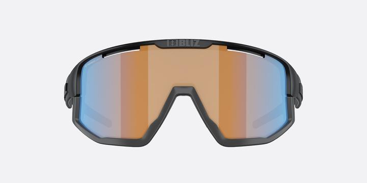 Produktbild Bliz Fusion Small (Matt Black, Nano Optics Nordic Ligh Coral - Orange w blue multi, Matt Schwarz, Nano Optics Nordic Ligh Coral - Orange w blue multi)