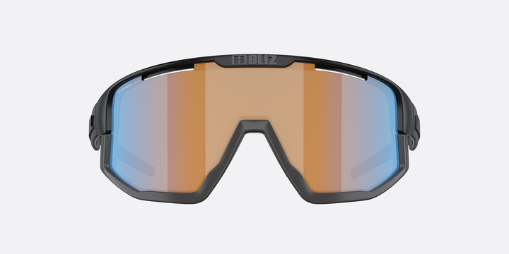 Immagine prodotto Bliz Fusion Small (Nero opaco, Nano Optics Nordic Ligh Coral - Arancione con multi blu, Nero Opaco, Nano Optics Nordic Ligh Coral - Arancione con multi blu)