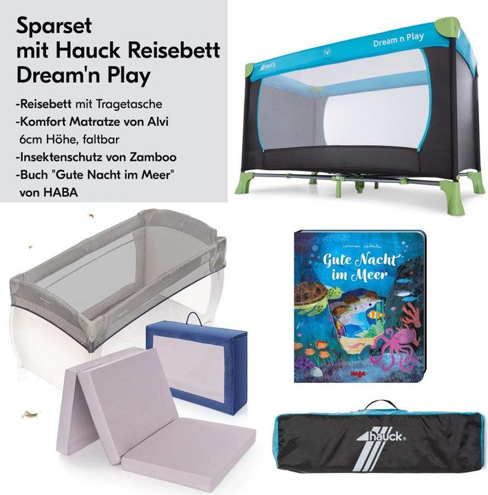 Produktbild Hauck Reisebett Sparset - Dream N Play inkl. Alvi (60 x 120 cm)