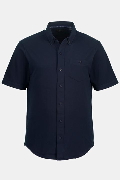 Immagine prodotto JP1880 Camicia di piqué con taglio modern basic, colletto button-down, mezze maniche e FLEXNAMIC® (XL)