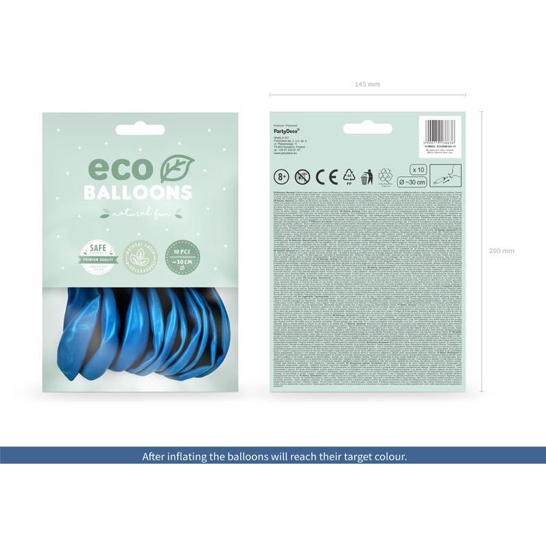 Thumbnail - Partydeco Eco Ballons Türkis metallic