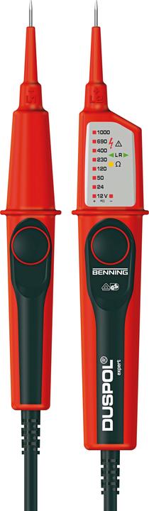 Actual product image Benning DU two-pole voltage tester (CAT IV 600V, CAT III 1000V)
