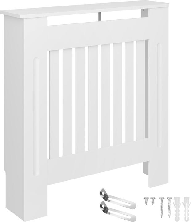 Image du produit tectake Heizkörperabdeckung Vila, im Lamellendesign, mit Ablage