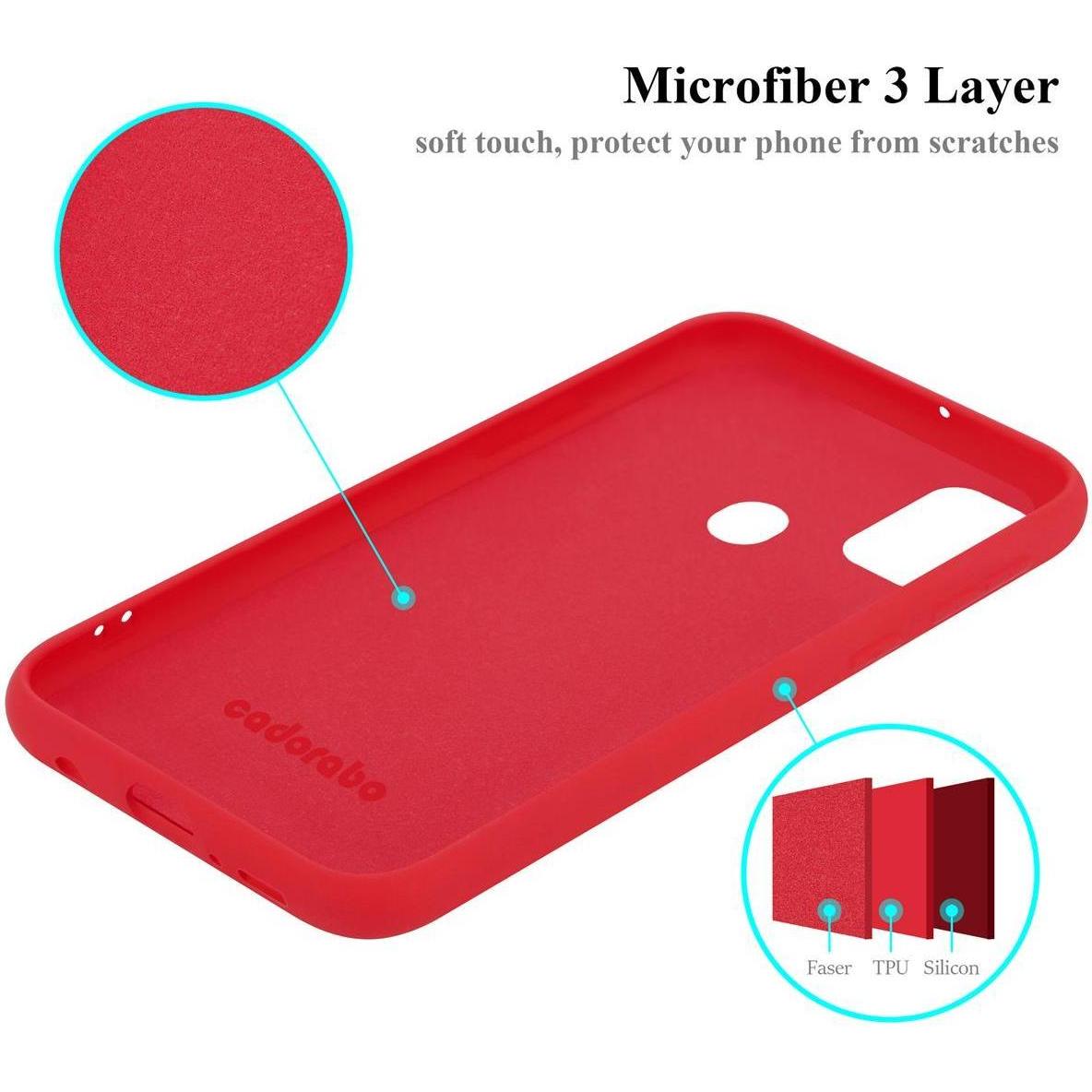 Thumbnail - Cadorabo TPU Liquid Silicone Case Cover (Samsung Galaxy M30s, Samsung Galaxy M21), Smartphone Hülle, Rot