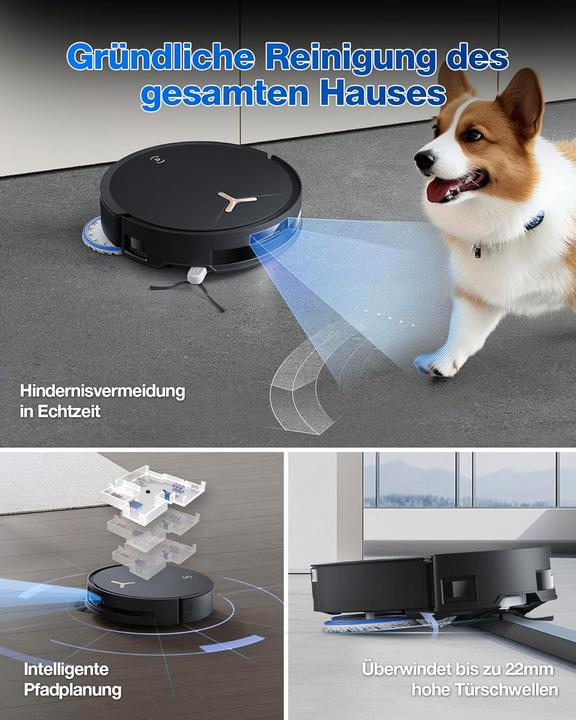 Productafbeelding Ecovacs Deebot T50 Max Pro Omni Gen2 (18500 Pa, Veeg)