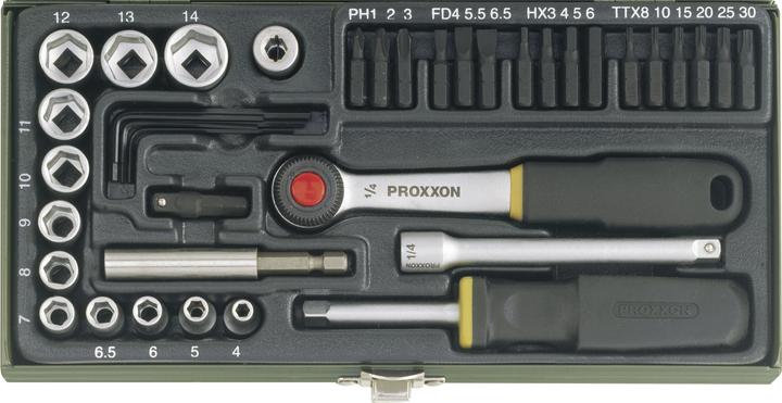 Proxxon Dopsleutelbit-insteekset (1/4")