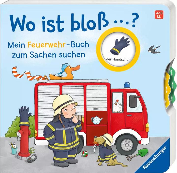 Image du produit Ravensburger Wo ist bloss...? Mein Feuerwehr-Buch zum Sachen suchen (Allemand, Jutta Wetzel, Kathrin Lena Orso, 2022)