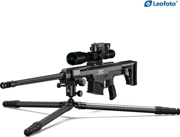 Actual product image Leofoto SA-324CL+MK-40+GS-3 CNC Tripod Hard Anodise (Carbon, Metal)